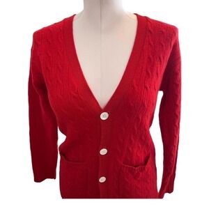 Vintage Polo Lambswool Cardigan Size‎ Childrens Large